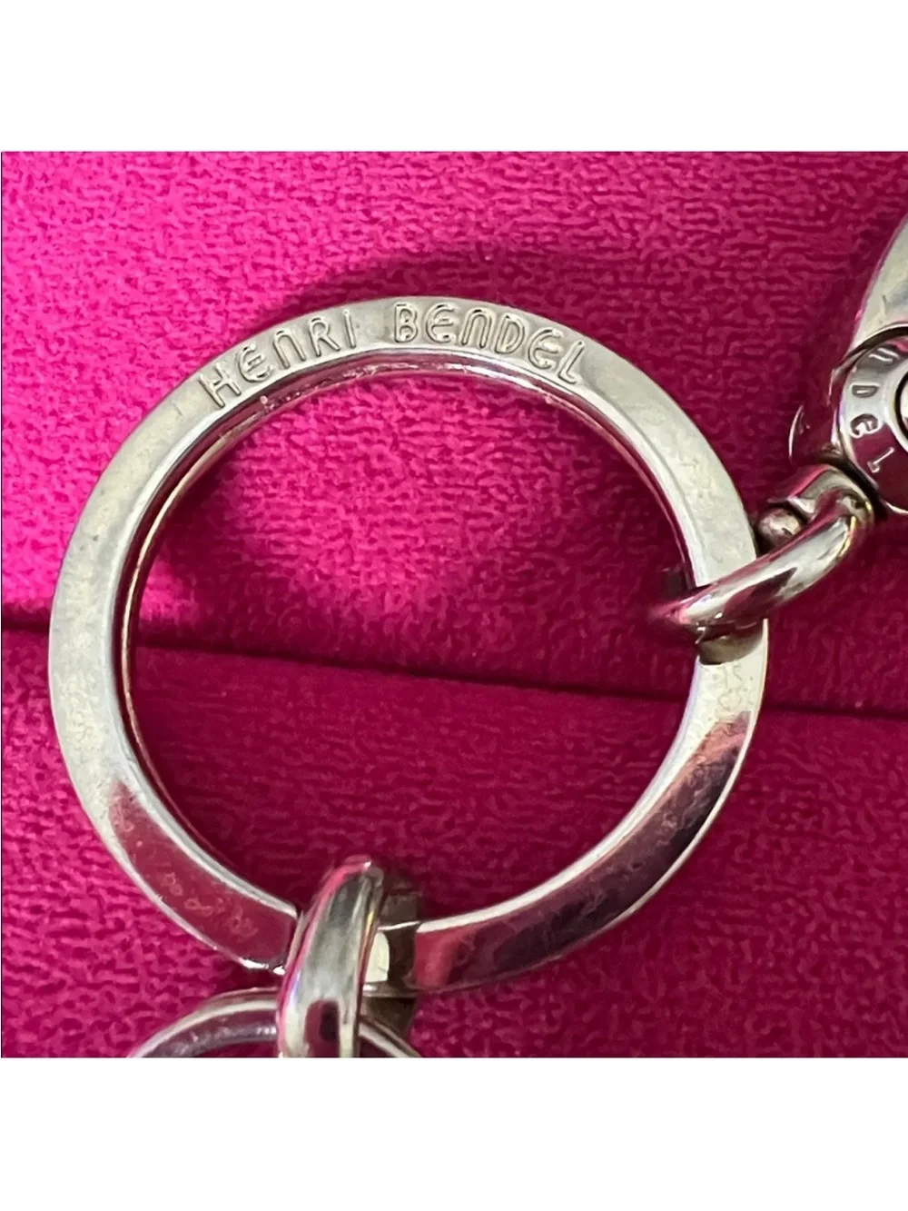 henri Bendel NewYork Signature Key Fob/Bag Tag